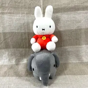 미피 딕 브루너 봉제 인형 2개 세트 미피 코끼리 정품