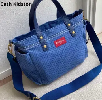 새상품급 Cath Kidston 스몰 캔버스 2way 토트 쉐도우 플라워