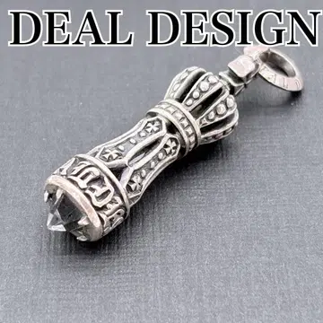 DEAL DESIGN 킹 로드 펜던트 탑 크라운 클리어스톤