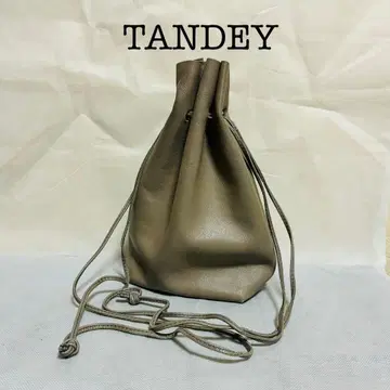TANDEY 탄디 복조리 숄더백 바닥 있음 그레이지