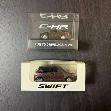 도요타 C-HR 스즈키 SWIFT 미니카 2대 세트