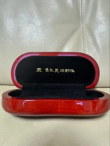 장인 카도야 진지로 작 미사용 칠 정품 안경 케이스 카도야진지로사쿠
