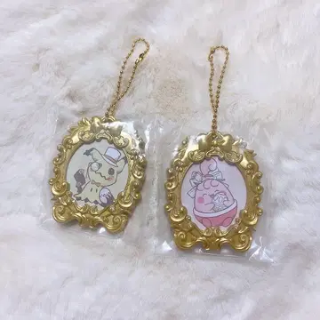 포켓몬 미미큐 펌프킨 프레임 키링 2개 세트