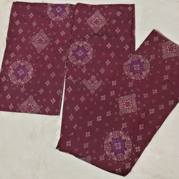 오메시 이중 기모노 레인보우 톤 엔지색 앤티크 레트로