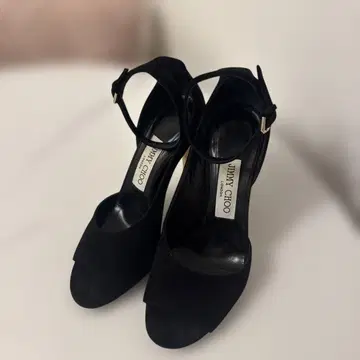 컨디션 최상 스웨이드 하이힐