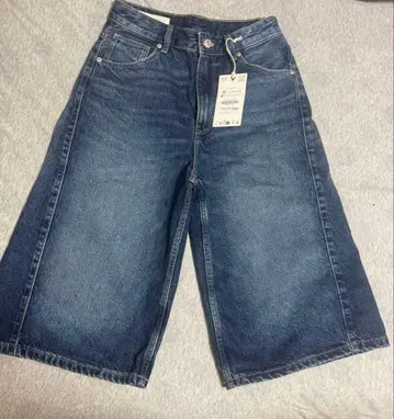 ZARA 데님 하프 팬츠 조츠 32 사이즈