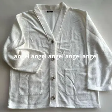 Francfranc 컷 파일 가디건 아이보리
