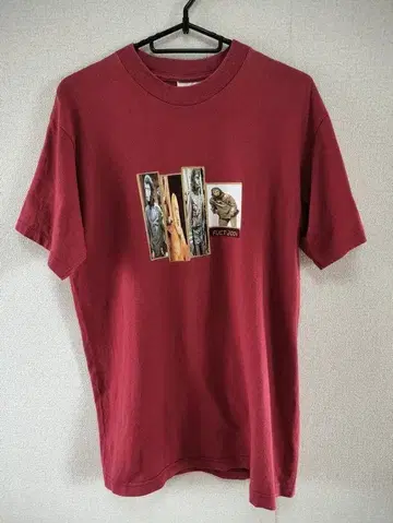 90s FUCT 혹성의 행성 빈티지 T셔츠 M 버건디 vintage