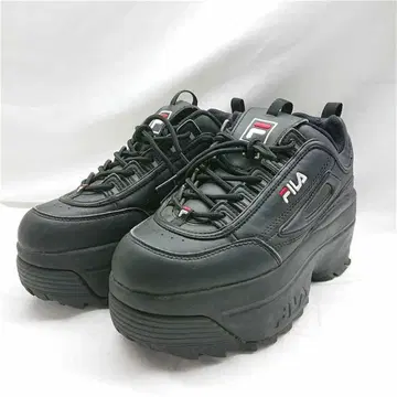 FILA 통굽 스니커즈 블랙 계열 25cm