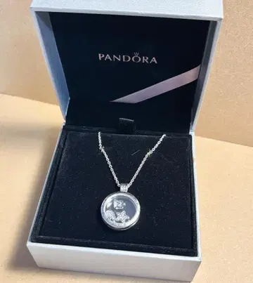 PANDORA 판도라 플로팅 로켓 목걸이 petite 참