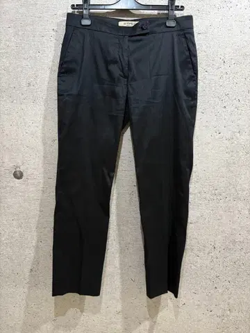 ETRO 에트로 실크 블랙 슬랙스 팬츠 이탈리아제 사이즈 40