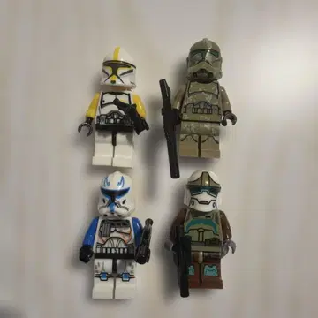 LEGO Star Wars 클론 트루퍼 미니 피규어 4체 세트
