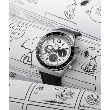 TIMEX Q 스누피 PEANUTS 크로노그래프 타이맥스 손목시계