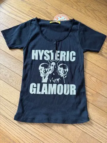 HYSTERIC GLAMOUR 스컬 프린트 반팔 T셔츠