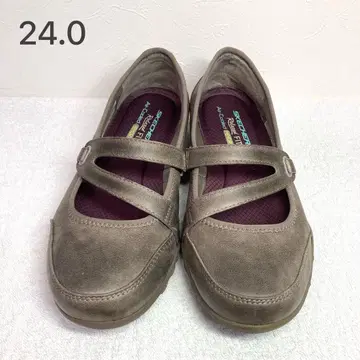 24.0cm 스케쳐스 와이드 스트랩 슬립온 스니커즈