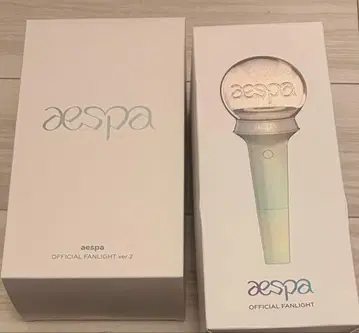 aespa 응원봉 트레이딩 카드 포함
