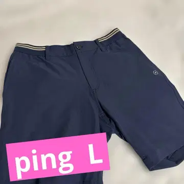 PING 골프 숏팬츠 네이비 L 사이즈 새상품