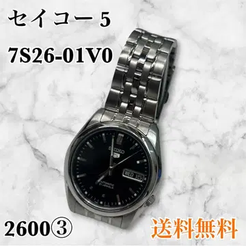 SEIKO 5 자동 와인딩 손목시계 7S26-01V0