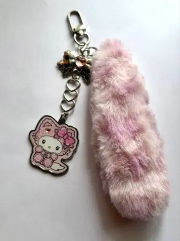 챠미키티 산리오 갸루 고양이 디자인 퍼 스트랩