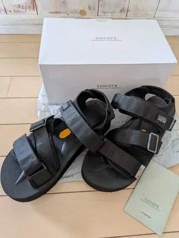 SUICOKE BEAMS 별주 샌들 블랙 24cm