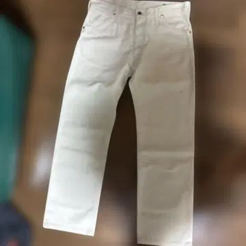 Wrangler 화이트 데님 팬츠 빈티지