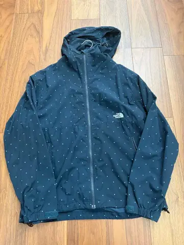 THE NORTH FACE 마운틴 파카 도트 무늬 네이비