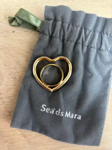 sea'ds mara 하트 반지 골드