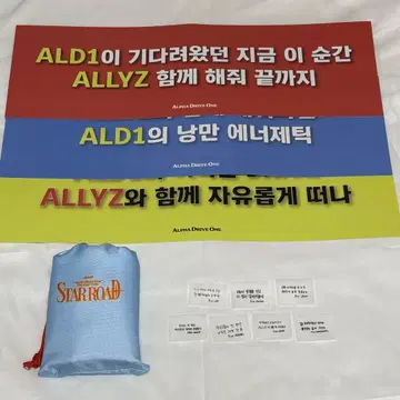 ALD1 인천 팬콘 VIP 슬로건 Alpha Drive One 종이꽃