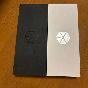 EXO 응원봉 초대 블랙 화이트 2개 세트