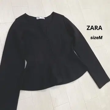 새상품급 ZARA 자라 스트레치 라무 노카라 자켓 가디건 M