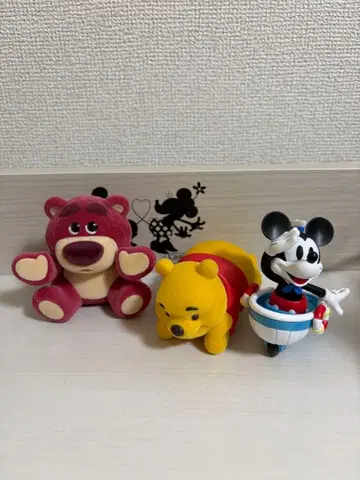 52TOYS 디즈니 랏소 푸우 미키 피규어 3종 세트