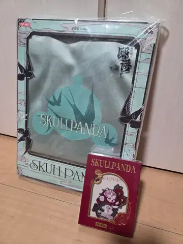 POP MART SKULLPANDA 가방 배지 세트