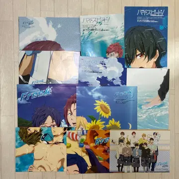 Free! 하이스피드 포스터 10장 스이파라 런천매트 덤 포함