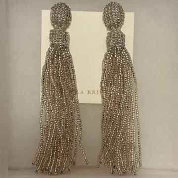 STELLA BRIDAL 비즈 태슬 귀걸이 브라이덜