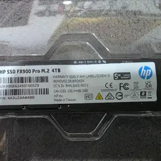 HP SSD FX900 Pro M.2 4TB(거의 새제품) | HDD/ODD/SSD | 번개장터