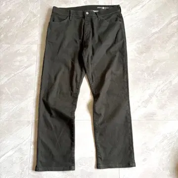 오카야마 DENIM 일본제 스트레치 데님 팬츠 올리브 W85