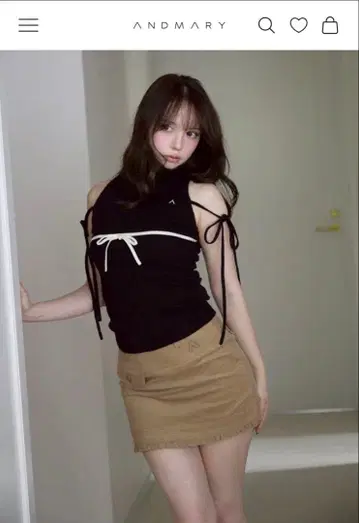 ANDMARY Adele 리본 탱크