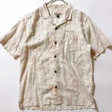 레어 pataloha 알로하 셔츠 오픈 카라 호쿠레아호 올 패턴 L 상당