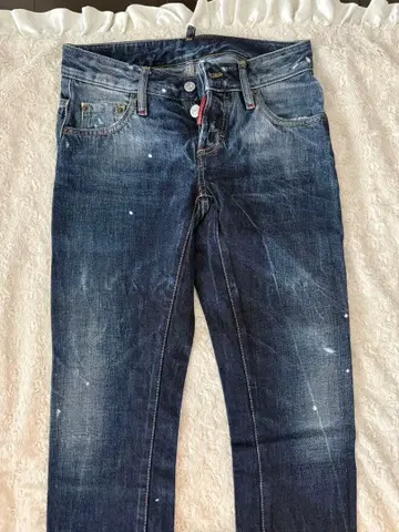 DSQUARED2 페인트 가공 데님 팬츠
