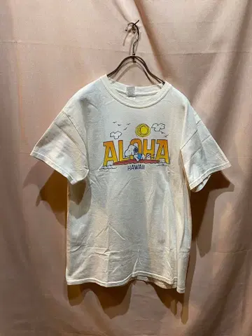 스누피 ALOHA HAWAII T셔츠 스누피 아로하 하와이 서프