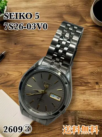 SEIKO 5 7S26-03V0 자동 와인딩 손목시계