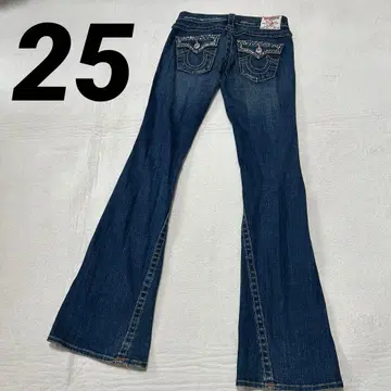 [ TRUE RELIGION ] 조이 큐빅 플레어 부츠컷 25