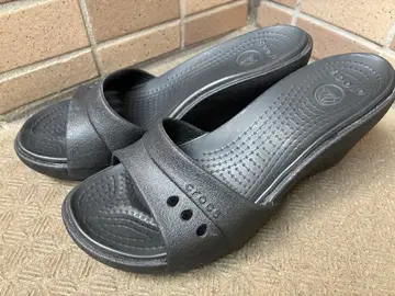 crocs 웨지솔 카디 W5 21cm 레어 단종품 블랙