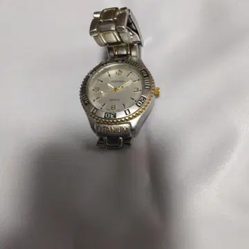 TITANIUM 쿼츠 손목시계 콤비 컬러 정크제품