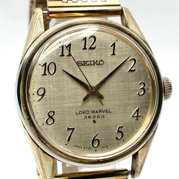 74년제/작동/SEIKO 로드마블 36000 수동 와인딩 시계 아라비아