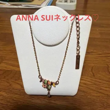 미사용 레어일지도? ANNA SUI 목걸이 파스텔 컬러