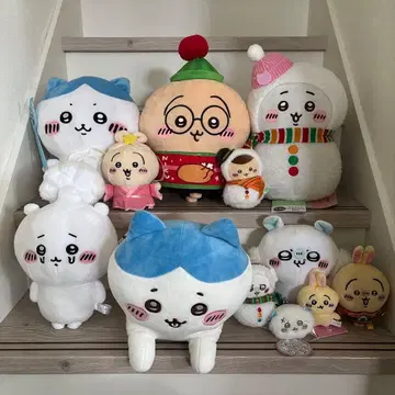 치이카와 (먼작귀) 밤만쥬 토끼 모몽가 봉제 인형 마스코트 모음