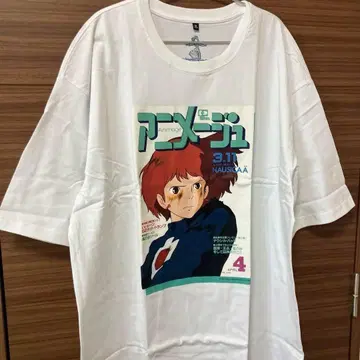 대만 한정판 애니메이지와 지브리전 한정판 바람계곡의 나우시카 T셔츠 S