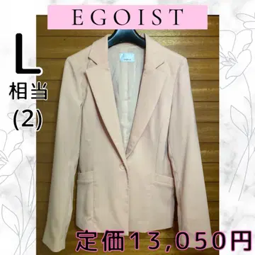 에고이스트 EGOIST 사이드 포켓 테일러드 자켓 핑크 코랄