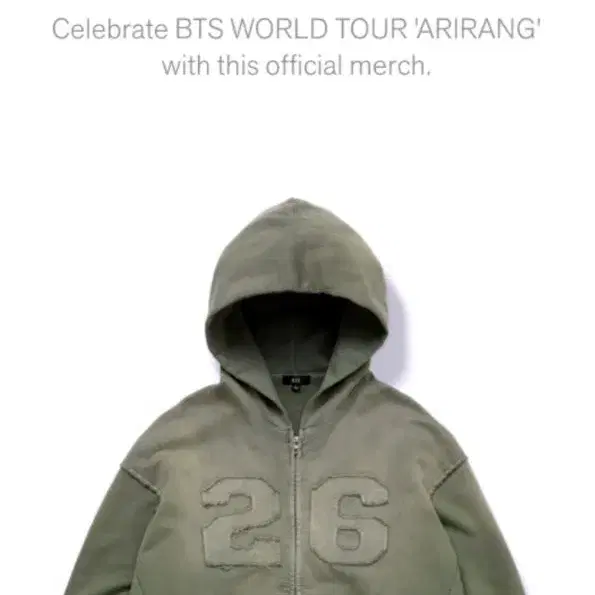 BTS 방탄소년단 ARIRANG 아리랑 집업 후디 코리아 후드 점퍼